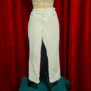 BUNDLE SALE! J.JILL Women's White "Clam Digger" Style Pants Size 10